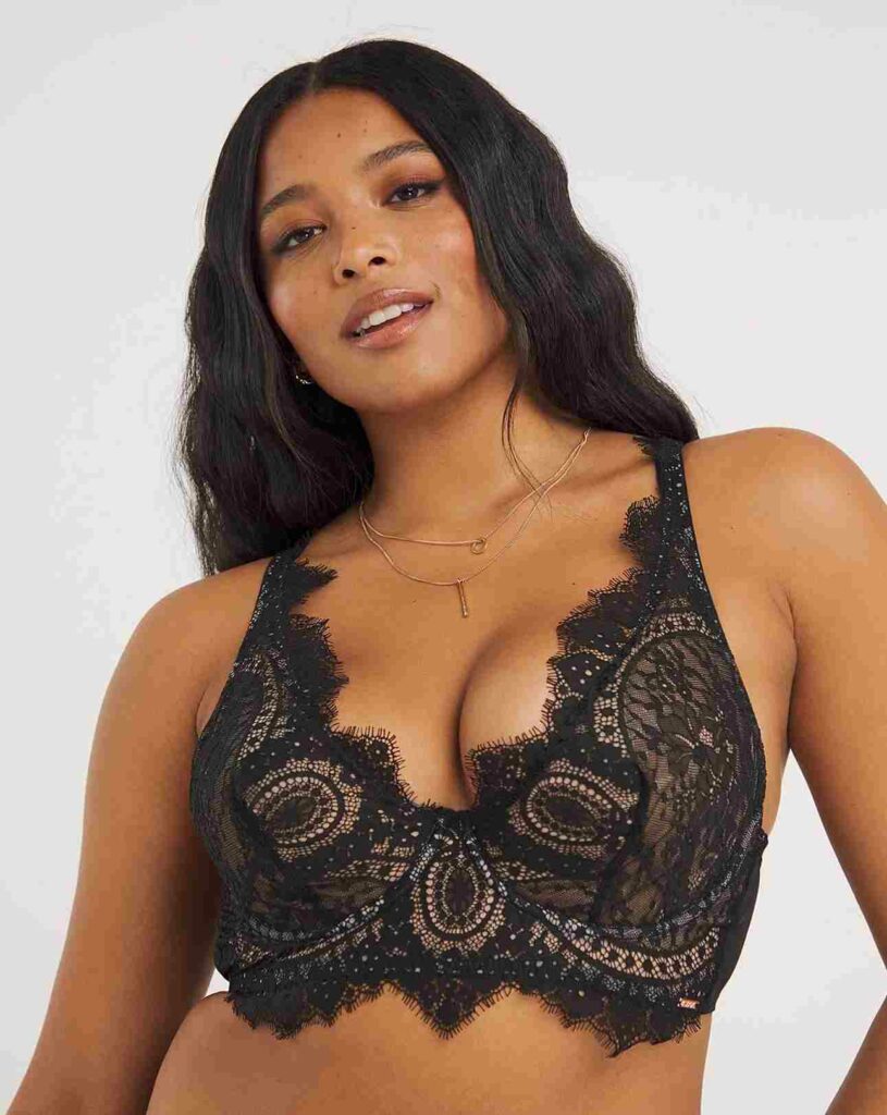 Figleaves Curve Artistry Embroidery Underwired Quarter pad Babydoll